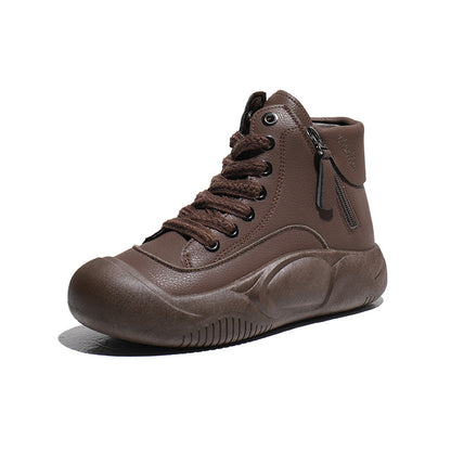 Fiorelle 2025 Autumn/Winter High-Top Sneakers for Women, Trendy & Versatile Casual Platform Shoes, Comfortable Stylish Fashionable Streetwear, Breathable and Durable