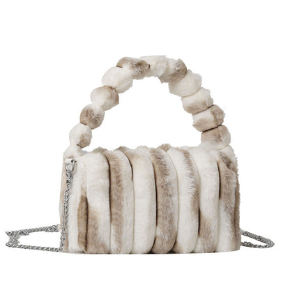 Fiorelle Women‘s Plush Tote & Crossbody Bag – Cloud-Like Soft Minimalist Purse for Everyday Chic
