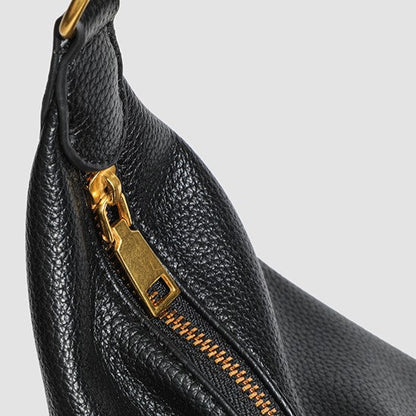Fiorelle Women's Metro Pebble Hobo - Spacious Pebbled Leather Commuter - Convertible Shoulder Sling