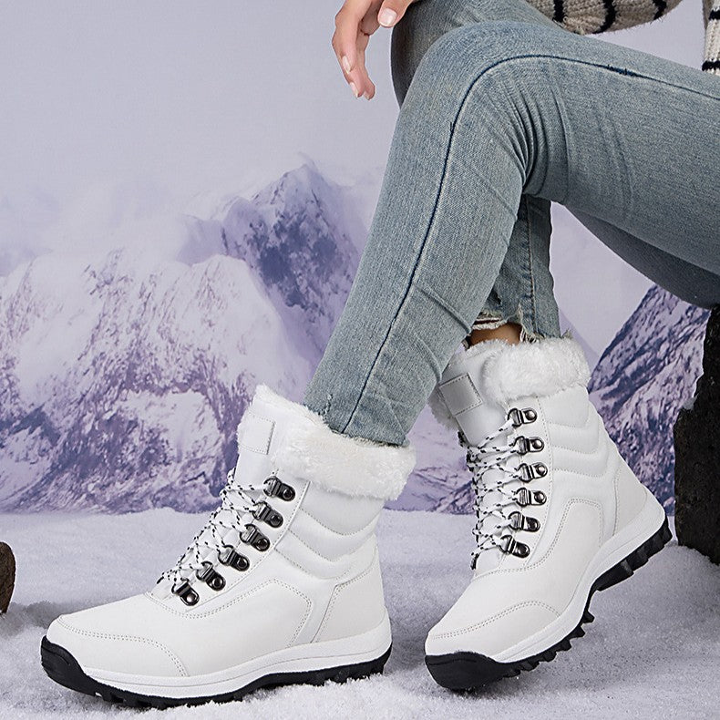 Fiorelle Unisex Snow Boots - Thermal Fleece Lined Winter Shoes with Non-Slip Sole (US 5-11)