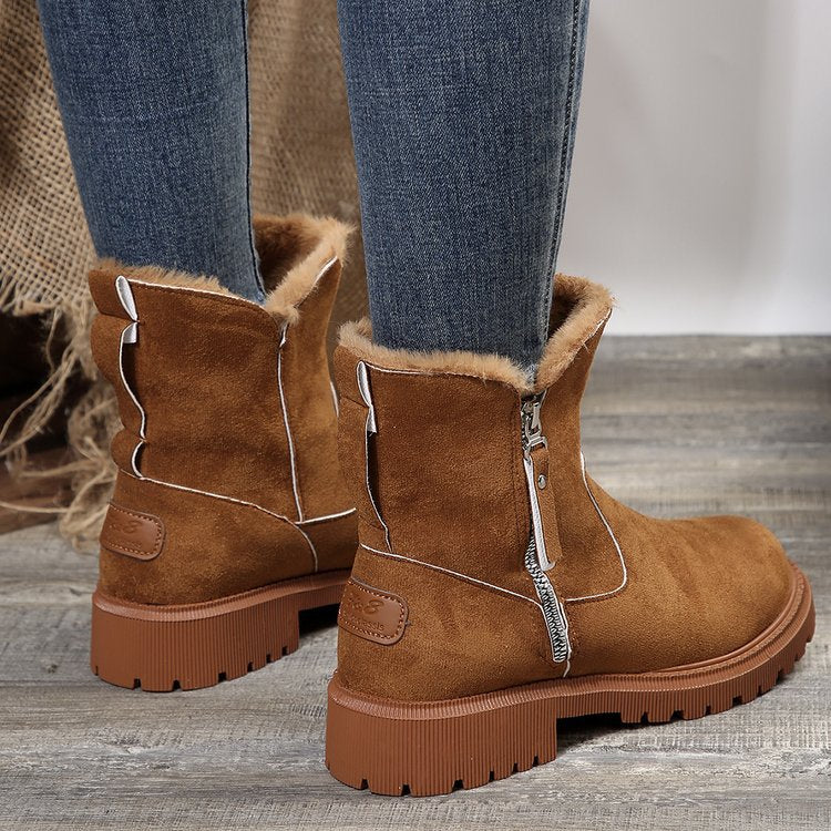 Fiorelle Women's Snowdrop Boots - Plush Lined Side Zip Ankle Boots (US 4-10.5)