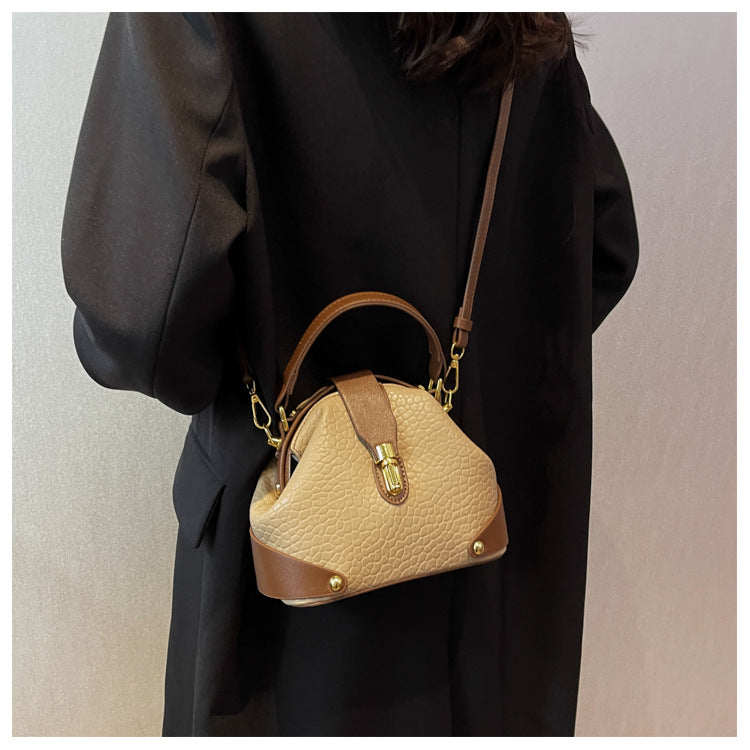Fiorelle Women's Pebbled Leather Mini Tote Bag - Versatile Crossbody & Shoulder Bag | Minimalist Luxury Design