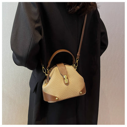 Fiorelle Women's Pebbled Leather Mini Tote Bag - Versatile Crossbody & Shoulder Bag | Minimalist Luxury Design