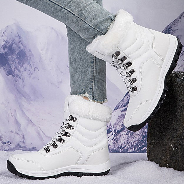 Fiorelle Unisex Snow Boots - Thermal Fleece Lined Winter Shoes with Non-Slip Sole (US 5-11)
