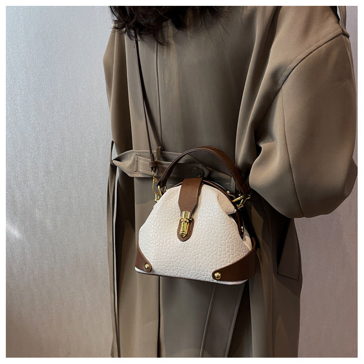 Fiorelle Women's Pebbled Leather Mini Tote Bag - Versatile Crossbody & Shoulder Bag | Minimalist Luxury Design