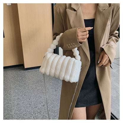 Fiorelle Women‘s Plush Tote & Crossbody Bag – Cloud-Like Soft Minimalist Purse for Everyday Chic