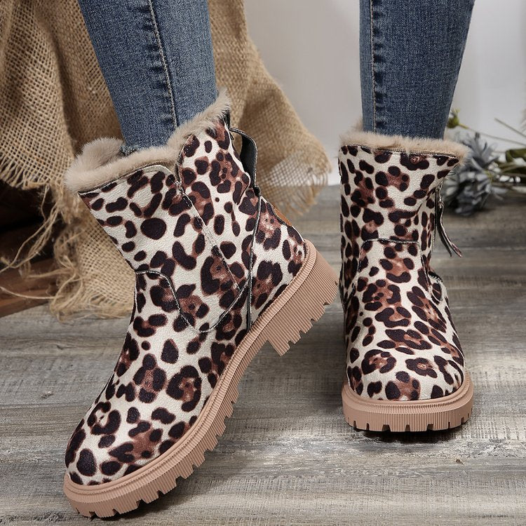 Fiorelle Women's Snowdrop Boots - Plush Lined Side Zip Ankle Boots (US 4-10.5)