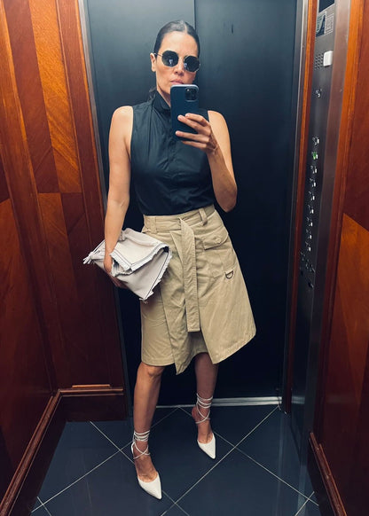 SOPHIA LACEUP OFF WHITE