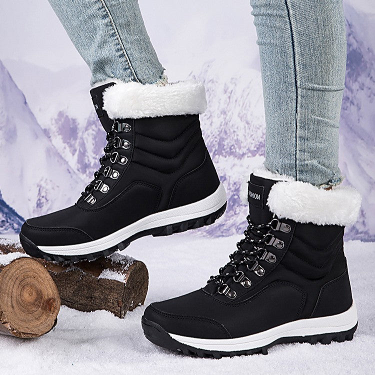 Fiorelle Unisex Snow Boots - Thermal Fleece Lined Winter Shoes with Non-Slip Sole (US 5-11)