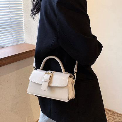 Fiorelle Women's Cantle Mini Satchel - Equestrian-Architectural Bag with Convertible Carry