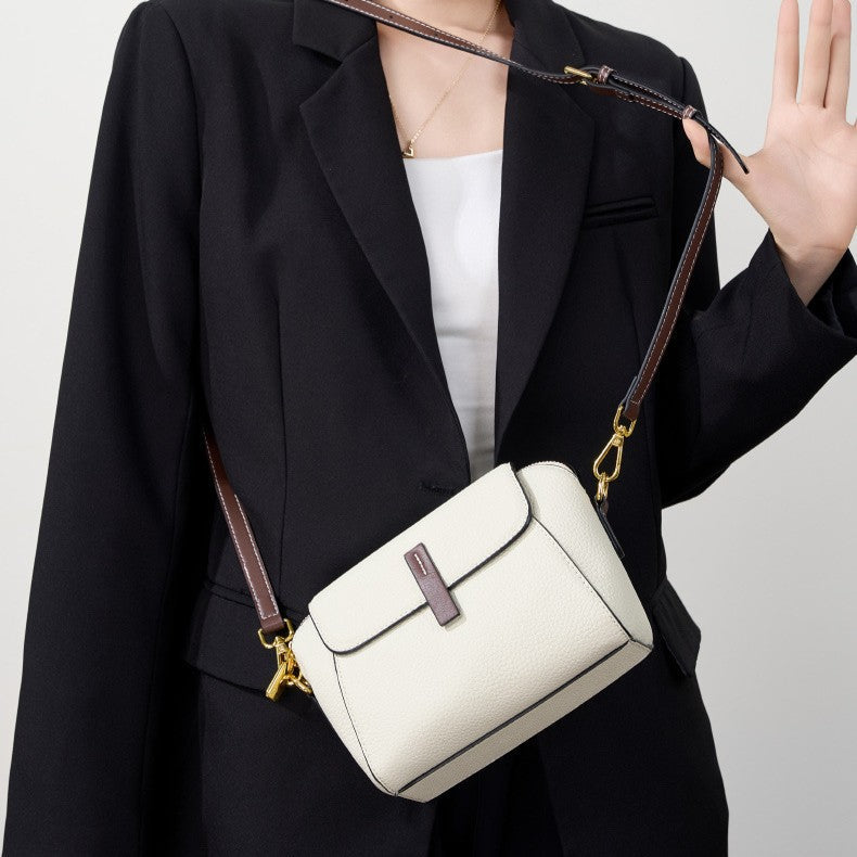 Fiorelle Women’s Heritage Satchel - Full-Grain Leather Convertible Shoulder Bag with Optimized Capacity & Timeless Architecture