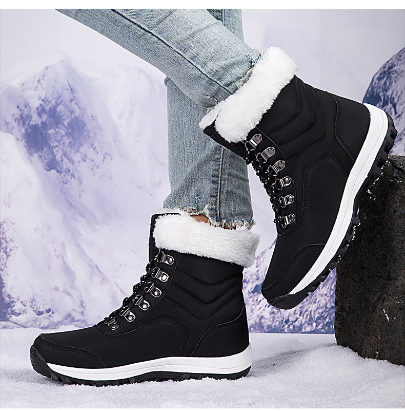 Fiorelle Unisex Snow Boots - Thermal Fleece Lined Winter Shoes with Non-Slip Sole (US 5-11)