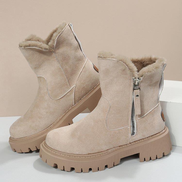 Fiorelle Women's Snowdrop Boots - Plush Lined Side Zip Ankle Boots (US 4-10.5)