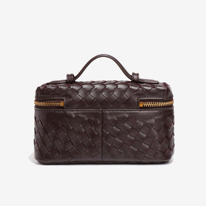 Fiorelle Women's Atelier Cube Carrier Bias-Weave Top Handle Bag with Convertible Strap