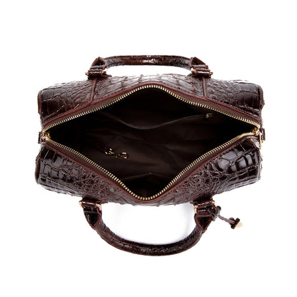 Fiorelle Women's Vintage Crocodile-Embossed Crossbody Bag – Travel-Ready Underarm Handbag