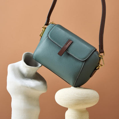 Fiorelle Women’s Heritage Satchel - Full-Grain Leather Convertible Shoulder Bag with Optimized Capacity & Timeless Architecture