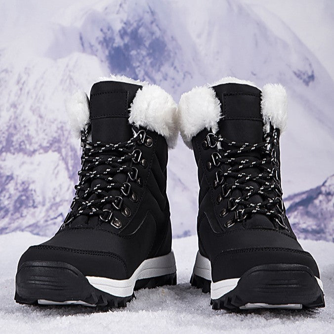 Fiorelle Unisex Snow Boots - Thermal Fleece Lined Winter Shoes with Non-Slip Sole (US 5-11)