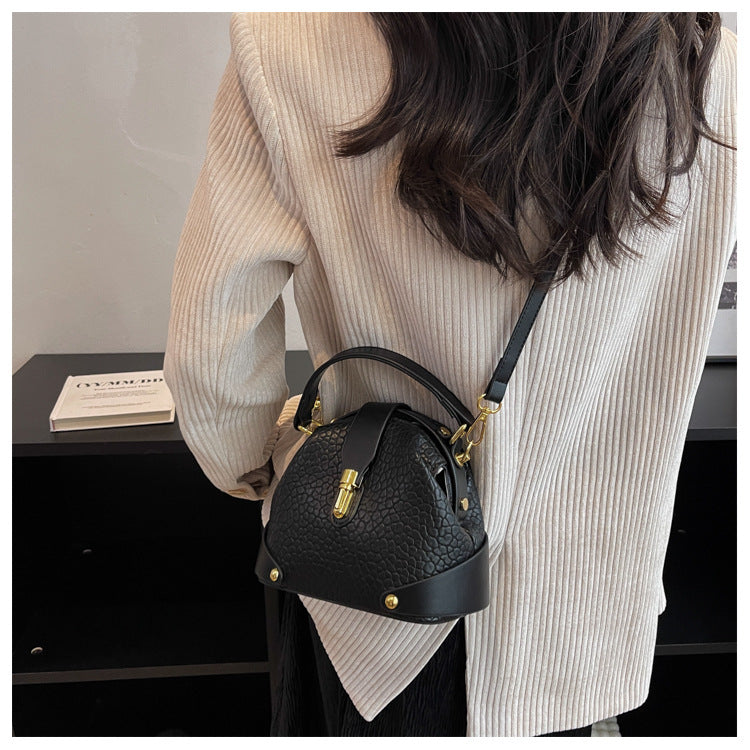 Fiorelle Women's Pebbled Leather Mini Tote Bag - Versatile Crossbody & Shoulder Bag | Minimalist Luxury Design