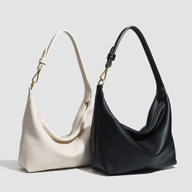 Fiorelle Women's Metro Pebble Hobo - Spacious Pebbled Leather Commuter - Convertible Shoulder Sling