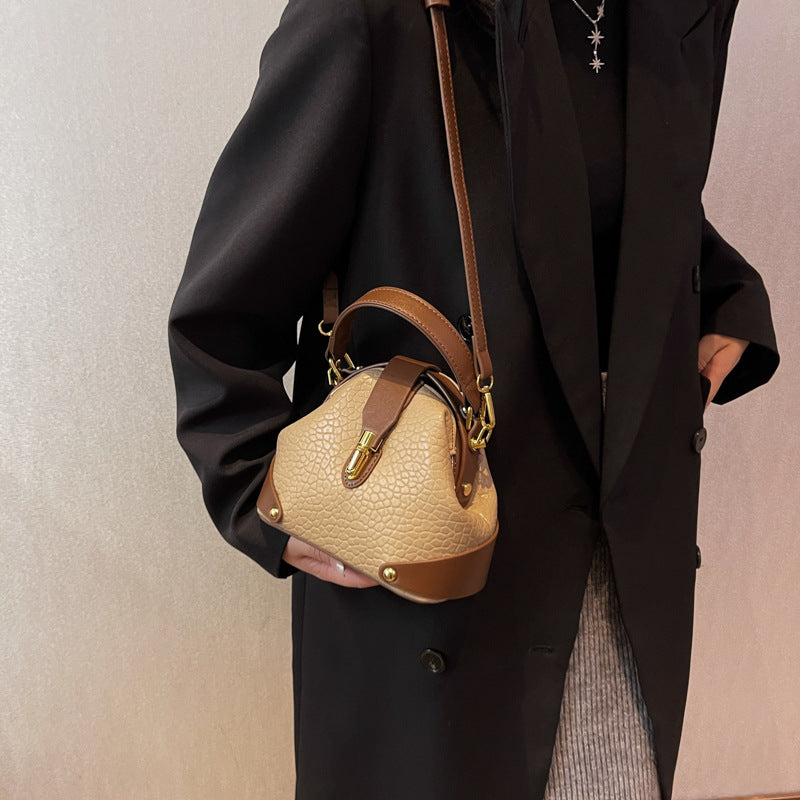Fiorelle Women's Pebbled Leather Mini Tote Bag - Versatile Crossbody & Shoulder Bag | Minimalist Luxury Design