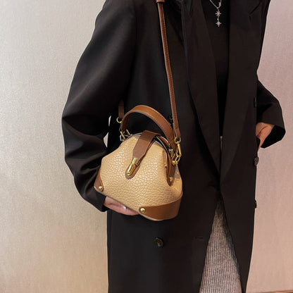 Fiorelle Women's Pebbled Leather Mini Tote Bag - Versatile Crossbody & Shoulder Bag | Minimalist Luxury Design