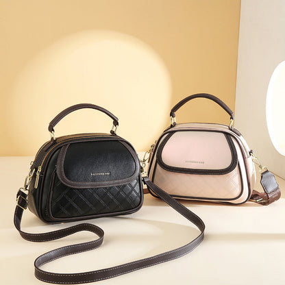 Fiorelle Women's Quilted Round Bag – Crossbody & Shoulder Mini Purse for Women