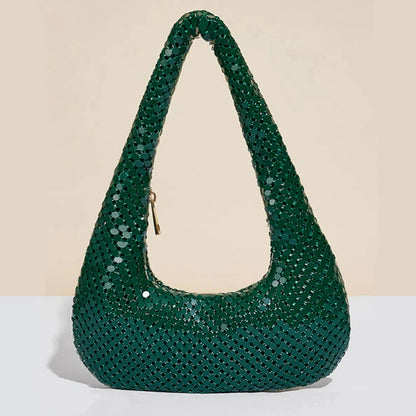 Fiorelle Women's Éclat Minaudière  - Gilded Crystal-Embellished Clutch with Convertible Chain