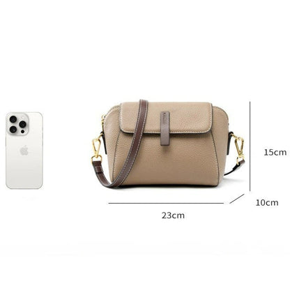 Fiorelle Women’s Heritage Satchel - Full-Grain Leather Convertible Shoulder Bag with Optimized Capacity & Timeless Architecture