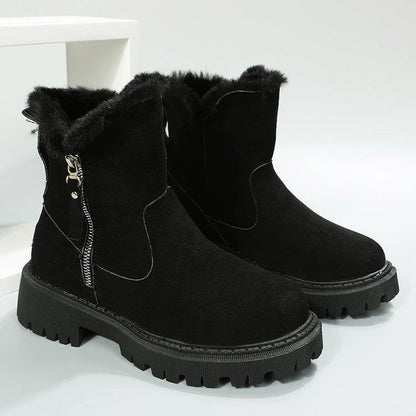 Fiorelle Women's Snowdrop Boots - Plush Lined Side Zip Ankle Boots (US 4-10.5)