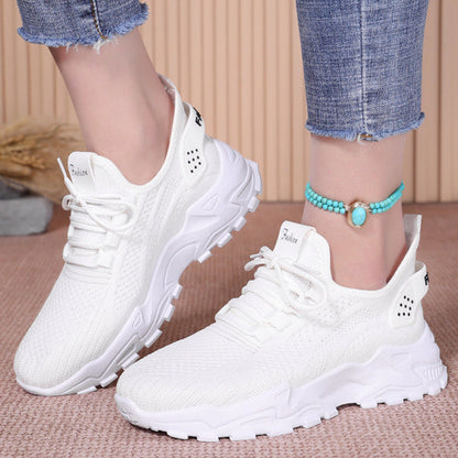 Fiorelle Women’s AirWeave Sneakers – Breathable Mesh Lightweight Flat Shoes (US 5–10.5)