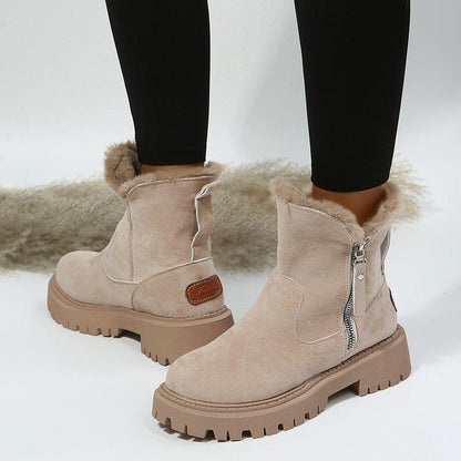 Fiorelle Women's Snowdrop Boots - Plush Lined Side Zip Ankle Boots (US 4-10.5)