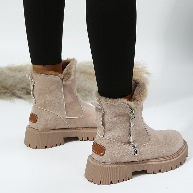 Fiorelle Women's Snowdrop Boots - Plush Lined Side Zip Ankle Boots (US 4-10.5)