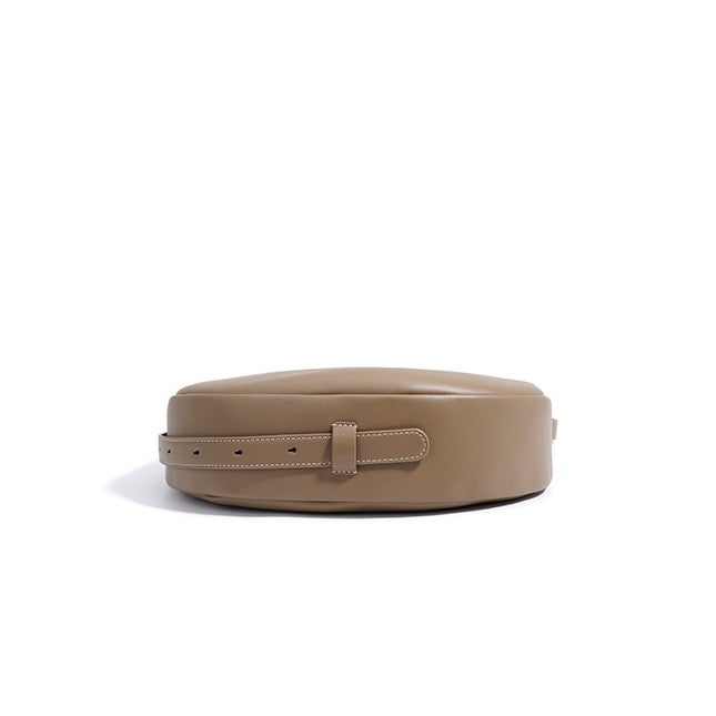 Fiorelle Women's Hush Rider Bucket — Genuine Leather Saddle Bag with Signature Lock Fastening & Convertible Shoulder Strap