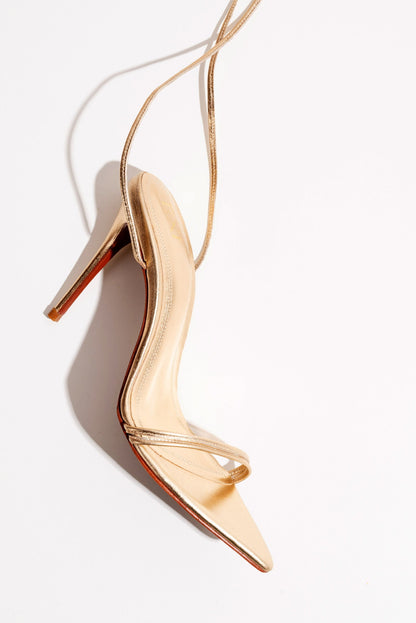 IVY LACEUP GOLD
