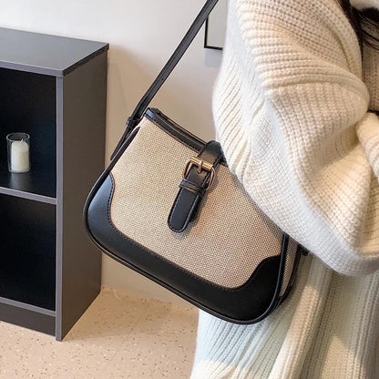 Fiorelle Women's Wander Canvas Crossbody - Artisan-Textured Convertible Shoulder Bag for Effortless Days