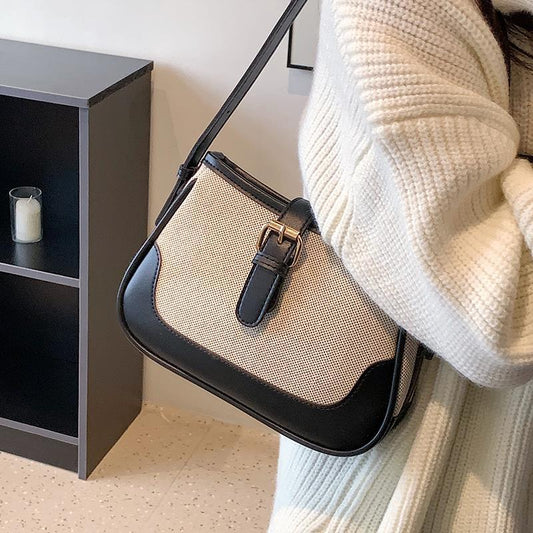 Fiorelle Women's Wander Canvas Crossbody - Artisan-Textured Convertible Shoulder Bag for Effortless Days