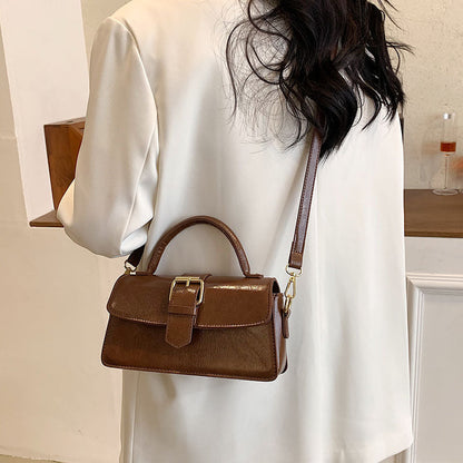 Fiorelle Women's Cantle Mini Satchel - Equestrian-Architectural Bag with Convertible Carry