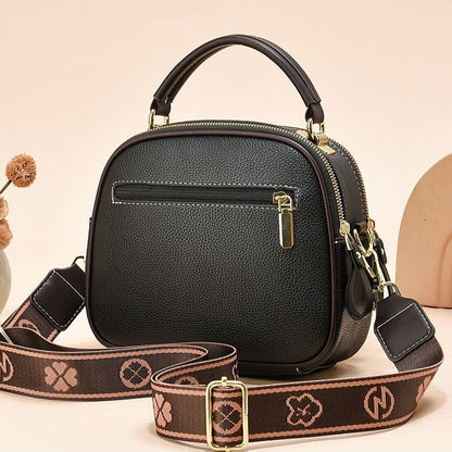 Fiorelle Women's Multi-Zip Compact Satchel — Premium Convertible Shoulder & Crossbody Bag with Curated Organization & Elevated Everyday Style