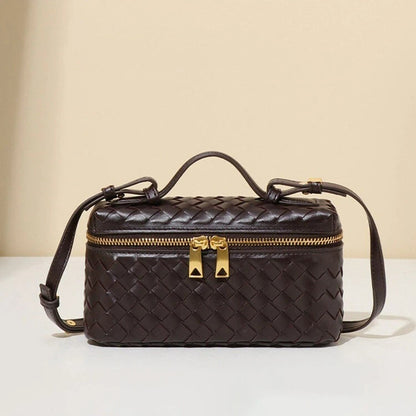 Fiorelle Women's Atelier Cube Carrier Bias-Weave Top Handle Bag with Convertible Strap
