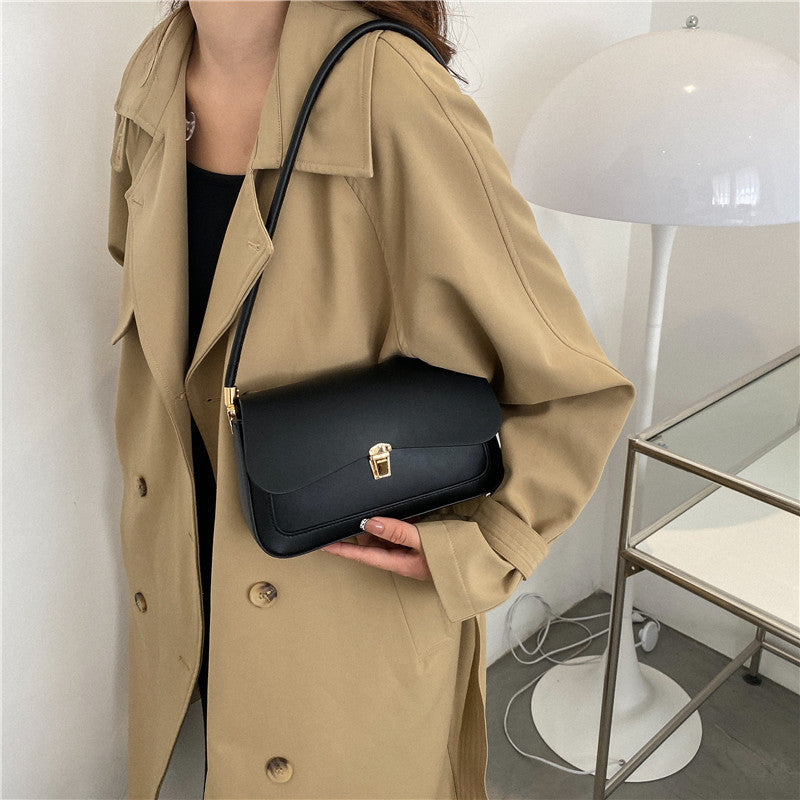 Fiorelle Women’s French Asymmetric Clutch – Textured Underarm Shoulder Bag with Buckle