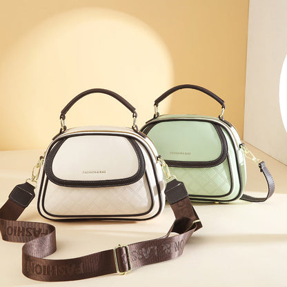 Fiorelle Women's Quilted Round Bag – Crossbody & Shoulder Mini Purse for Women