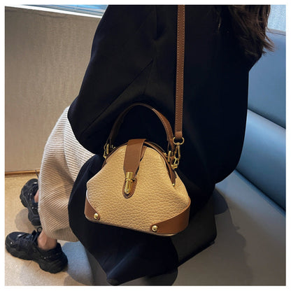 Fiorelle Women's Pebbled Leather Mini Tote Bag - Versatile Crossbody & Shoulder Bag | Minimalist Luxury Design