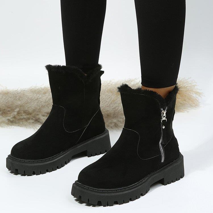 Fiorelle Women's Snowdrop Boots - Plush Lined Side Zip Ankle Boots (US 4-10.5)