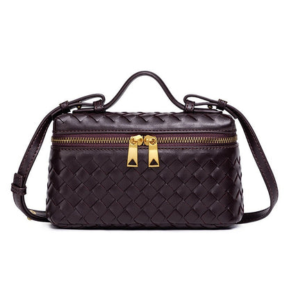 Fiorelle Women's Atelier Cube Carrier Bias-Weave Top Handle Bag with Convertible Strap