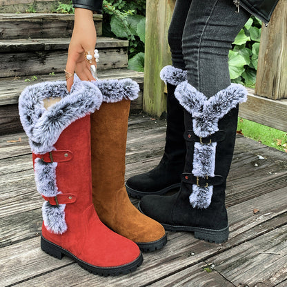 Fiorelle Women's WinterHug Mid-Boots - Plush Lined Suede Snow Boots (US 5-10.5)