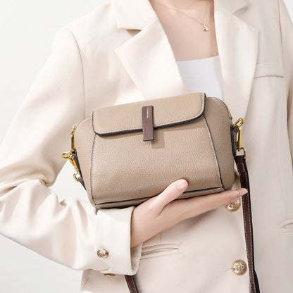 Fiorelle Women’s Heritage Satchel - Full-Grain Leather Convertible Shoulder Bag with Optimized Capacity & Timeless Architecture