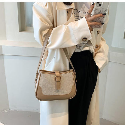 Fiorelle Women's Wander Canvas Crossbody - Artisan-Textured Convertible Shoulder Bag for Effortless Days