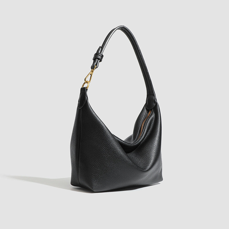Fiorelle Women's Metro Pebble Hobo - Spacious Pebbled Leather Commuter - Convertible Shoulder Sling