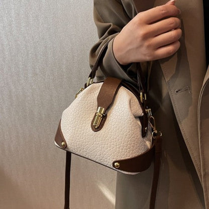 Fiorelle Women's Pebbled Leather Mini Tote Bag - Versatile Crossbody & Shoulder Bag | Minimalist Luxury Design