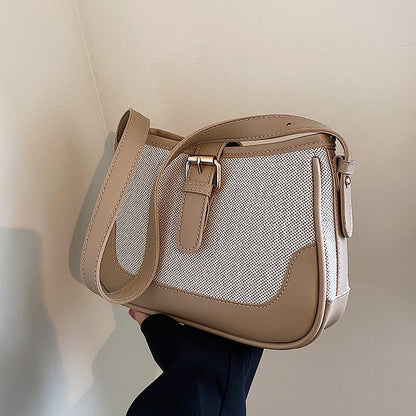 Fiorelle Women's Wander Canvas Crossbody - Artisan-Textured Convertible Shoulder Bag for Effortless Days